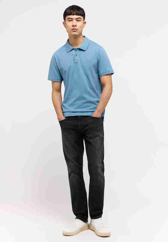 T-Shirt Polo-Shirt, Blau, model