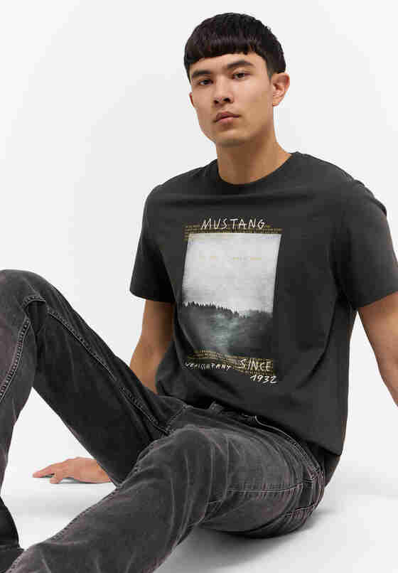 T-Shirt T-Shirt, Schwarz, model