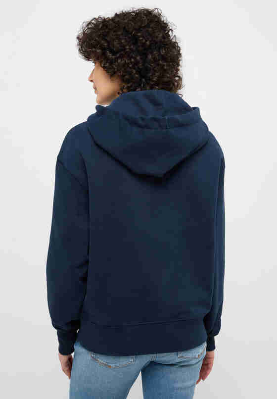 Sweatshirt Hoodie, Blau, model