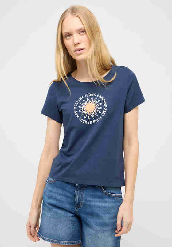 T-Shirt T-Shirt, Blau, model