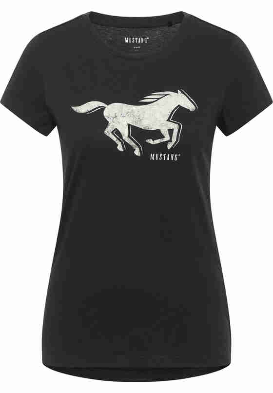 T-Shirt T-Shirt, Schwarz, bueste