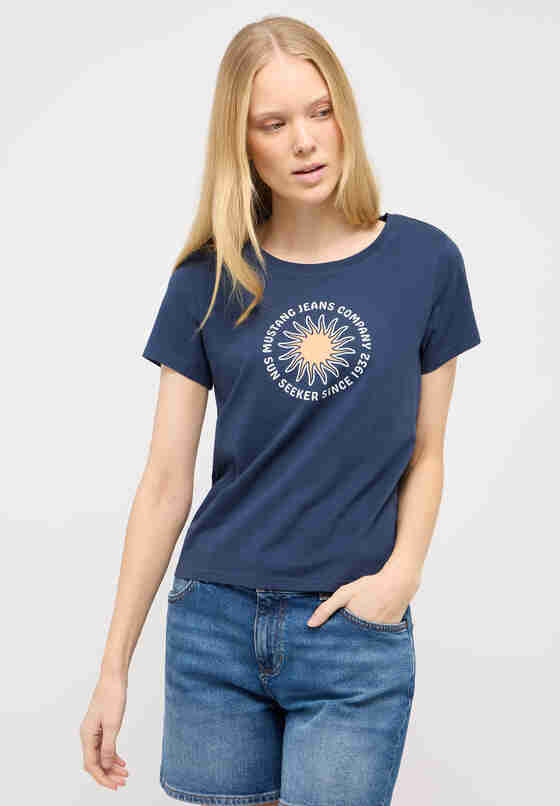 T-Shirt T-Shirt, Blau, model