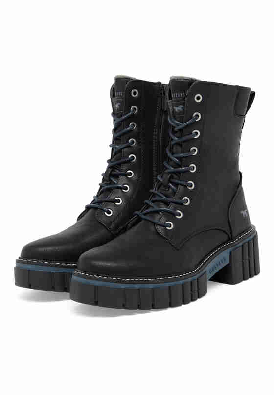 Schuh Boots, Schwarz, bueste