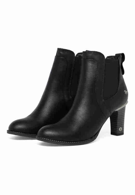 Schuh Stiefelette, Schwarz, bueste