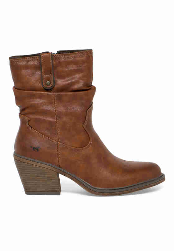 Schuh Westernboots, Cognac, bueste