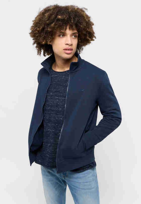 Sweatshirt Sweatjacke, Blau, model