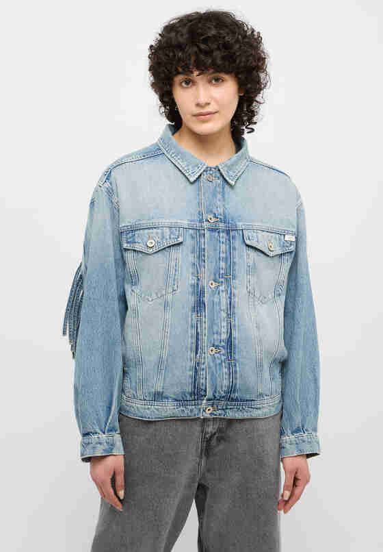 Jacke Jeansjacke, Blau 201, model