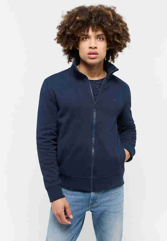 Sweatshirt Sweatjacke, Blau, model