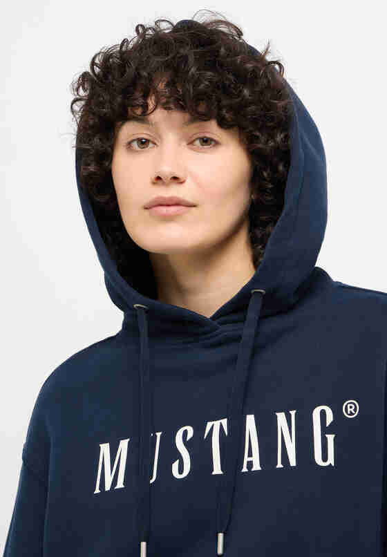 Sweatshirt Hoodie, Blau, model