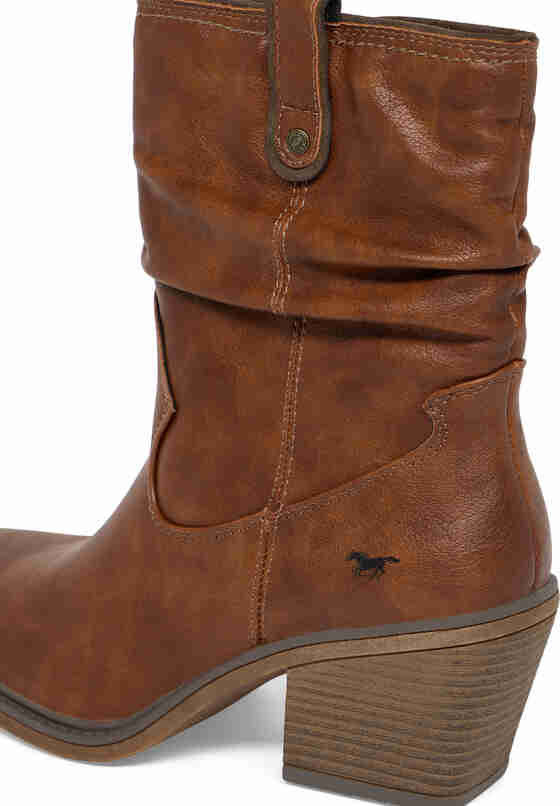 Schuh Westernboots, Cognac, bueste