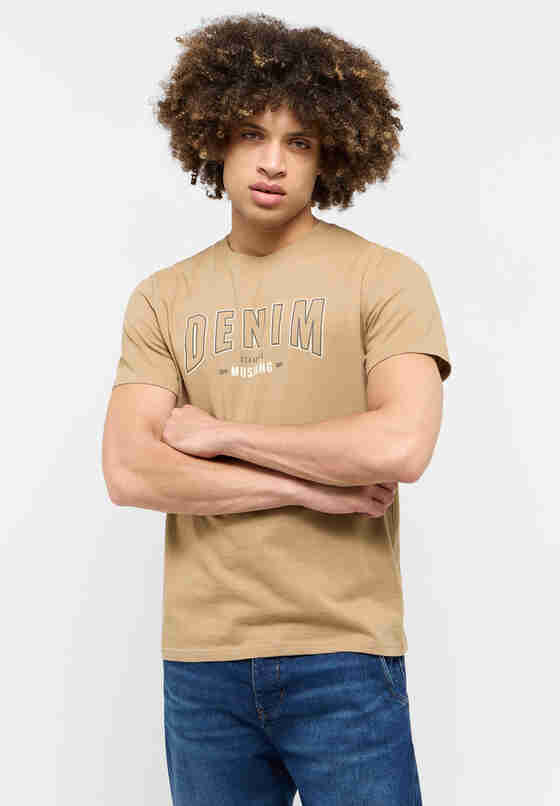 T-Shirt T-Shirt, Braun, model