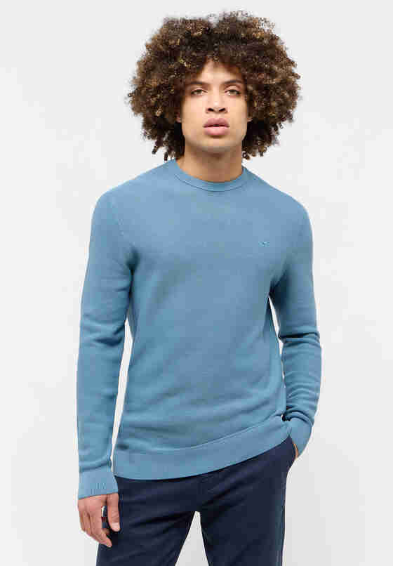 Sweater Strickpullover, Blau, model