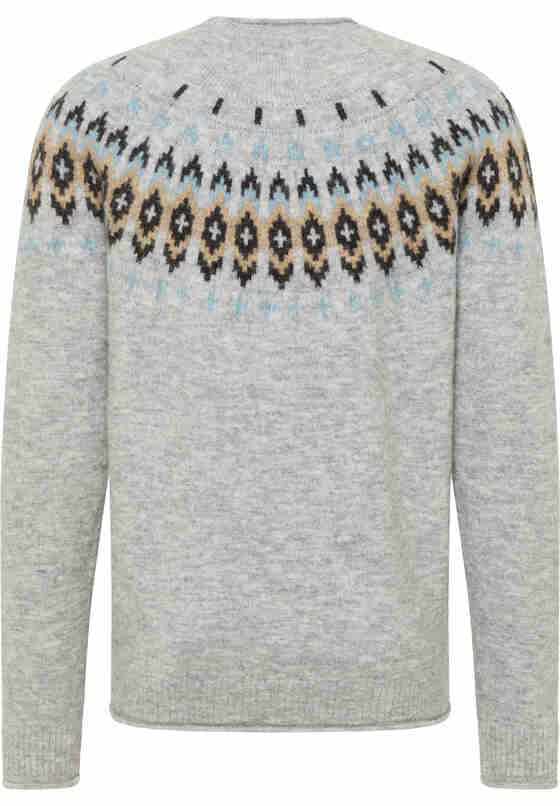 Sweater Strickpullover, Grau, bueste