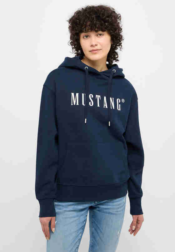 Sweatshirt Hoodie, Blau, model